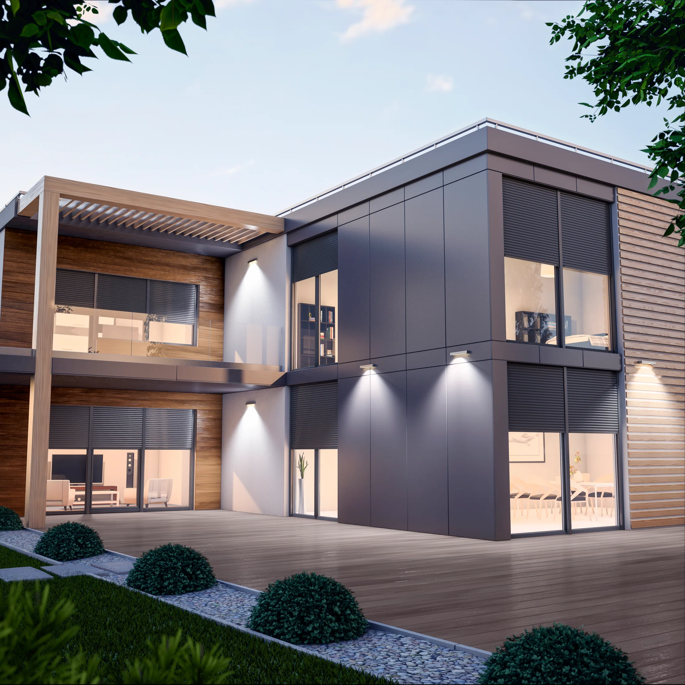 PVC-Aufsatzrollläden · Architektur-Inspiration von Drutex